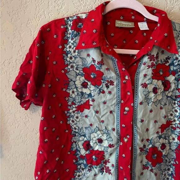Liz Claiborne Button Up - Picture 1 of 4